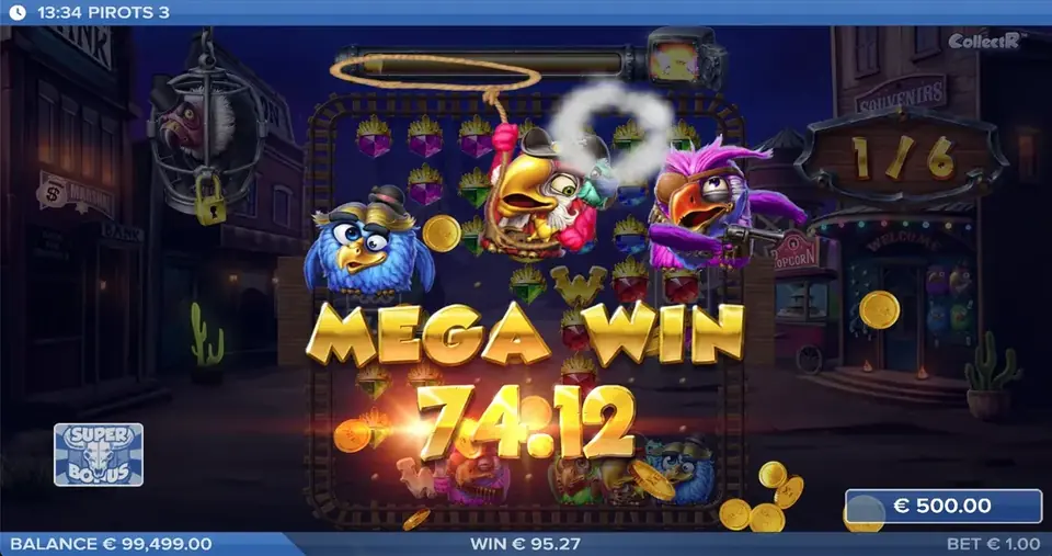 Pirots 3 mega vinstskÀrm