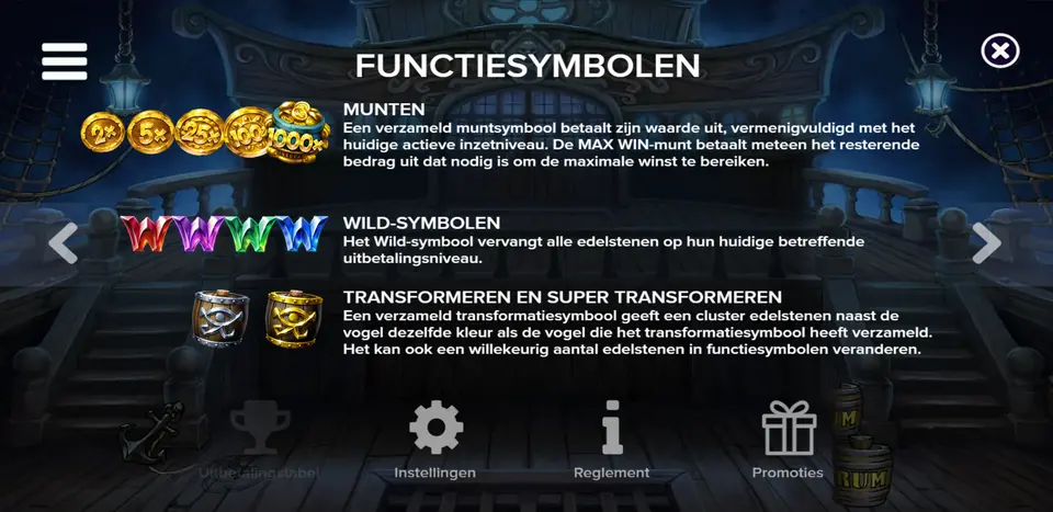 Pirots 5 The Kraken reklamskÀrm med Den gyllene kompasskanonen, Super Bonus och maxvinst